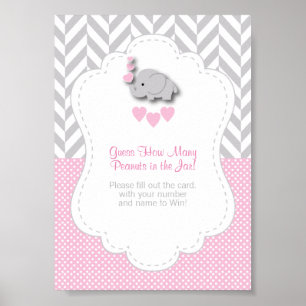 Roze Elephant Game Instruction Poster