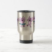 Roze Elephants Logo Travel Mug Reisbeker (Center)