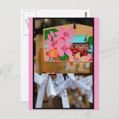 Roze Ema Briefkaart (Voorkant / Achterkant)