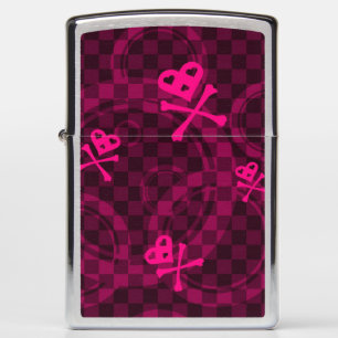 Roze Emo-patroon met cirkels