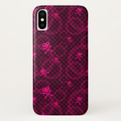 Roze Emo-patroon met cirkels Case-Mate iPhone Case (Achterkant)