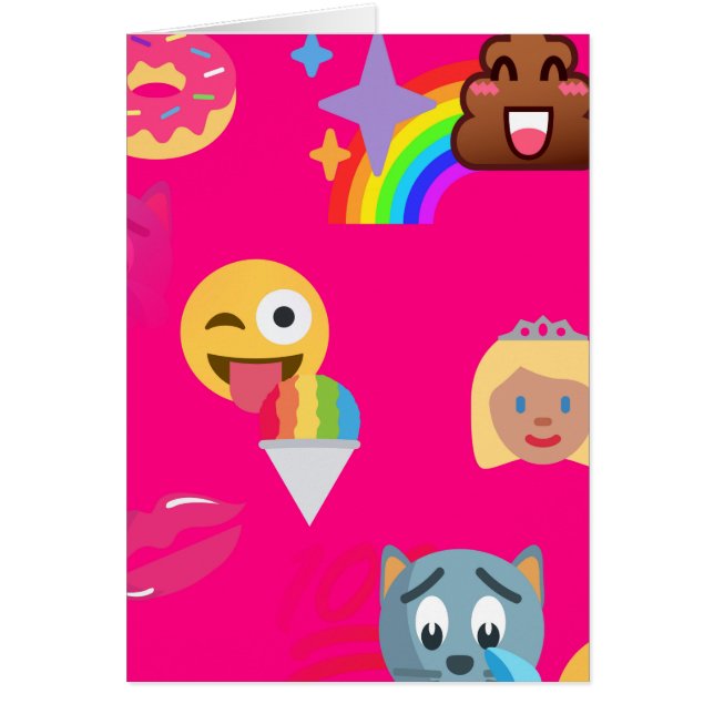 roze emoji (Voorkant)