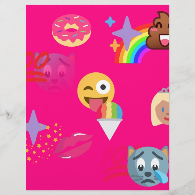 roze emoji (Voorkant)