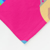 roze emoji deken (Hoek)