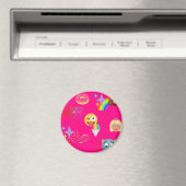 roze emoji magneet (Insitu (Vaatwasser))