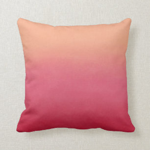 Roze en Abstracte kleuren voor piekkleuren ombre Kussen