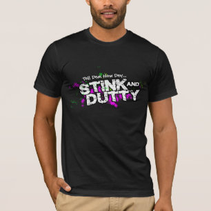 Roze en accijns t-shirt