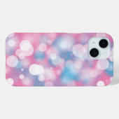 Roze en Aqua Bokeh Party Lights Case-Mate iPhone Case (Achterkant (horizontaal))