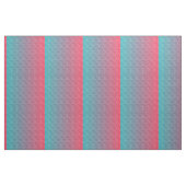 Roze en Aqua Pattern Stof (Fat Quarter)