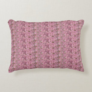 Roze en auve accent kussen