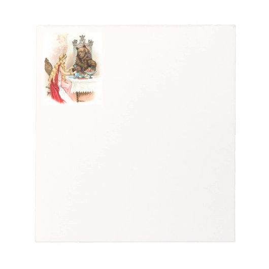 Roze en beest notitieblok (Voorkant)