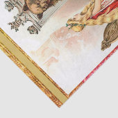 Roze en beest tissuepapier (Detail)