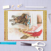 Roze en beest tissuepapier (Craft)