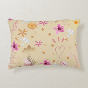 ROZE EN BEIGE SIERKUSSEN ACCENT KUSSEN