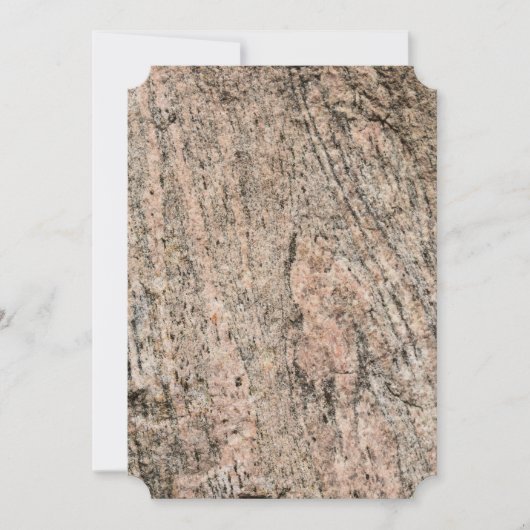 Roze en Black Granite Rock Sediment Kaart (Voorkant)