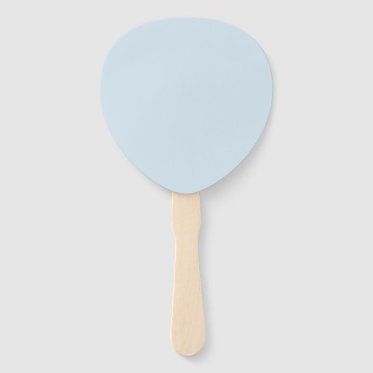 Roze en blauw bloemengeslacht onthullen feest fan handwaaier (Achterkant)