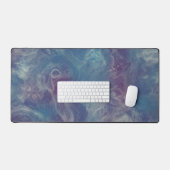 roze en blauw marmer bureaumat (Keyboard & Muis)