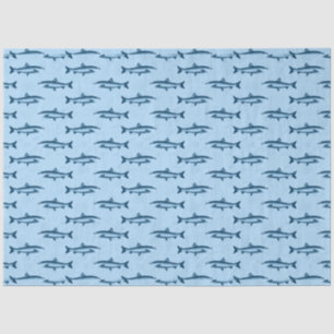 Roze en Blauw ontwerp uit de Nautical-reeks 10 Tissuepapier