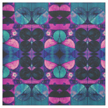 Roze en blauwe 369 Abstracte verbinding