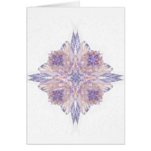 Roze en blauwe Diamond Fractal Art