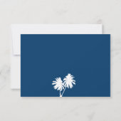 Roze en Blauwe Dominicaanse Republiek RSVP (Achterkant)