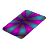 Roze en blauwe donuts magneet (Linkerzijde)