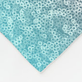 Roze en blauwe glitter Sparkle Shiny Shimmer Fleece Deken (Hoek)