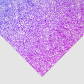 Roze en blauwe glitter witte vonken tissuepapier (Detail)