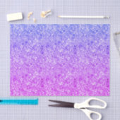 Roze en blauwe glitter witte vonken tissuepapier (Craft)