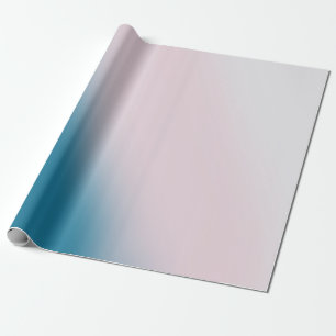 Roze en Blauwe Gradiënt Zachte Droomkleurige Suike Cadeaupapier