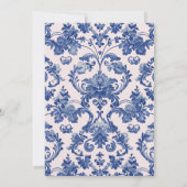 Roze en Blauwe Grandmillennial Notenkraker Ballet Kaart (Achterkant)