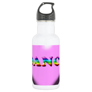 Roze en blauwe hartDANCE voor dansers! Waterfles
