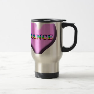 Roze en blauwe hartencadeautjes voor dansers! reisbeker