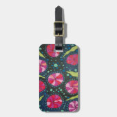 Roze en blauwe kosmische Poppen Bagagelabel (Voorkant verticaal)