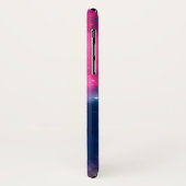 Roze en blauwe melkweg & sterren Abstract Case-Mate iPhone Case (Achterkant/links)