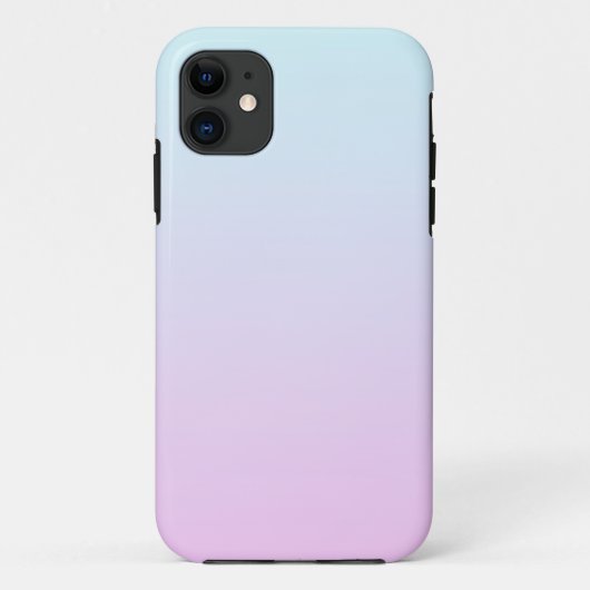Roze en blauwe pastel gradiënt achtergrond Case-Mate iPhone case (Achterkant)