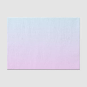 Roze en blauwe pastel gradiënt achtergrond tissuepapier