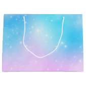 Roze en Blauwe Pastel Gradient Sky Groot Cadeauzakje (Voorkant)