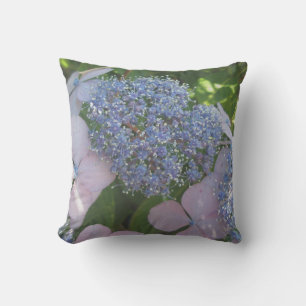 Roze en blauwe Pet Hydrangea Blossom - Kussens