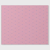 Roze en blauwe pixel harten cadeaupapier (Vlak)