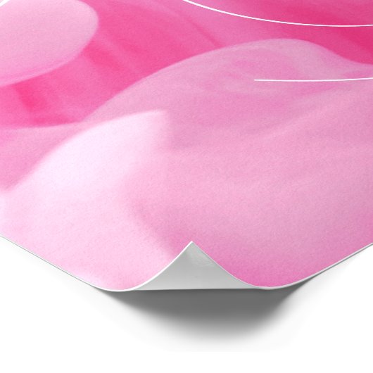 Roze en Blauwe Rook Geslacht onthullen Welkomstbor Poster (Hoek)