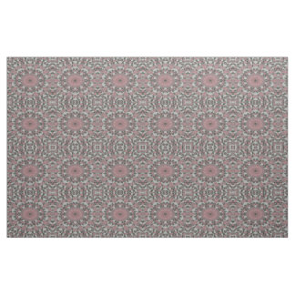 Roze en Blauwe Swirl Patterned Fabric Stof