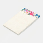  roze en blauwe ventilatorgrens post-it® notes (Schuin)