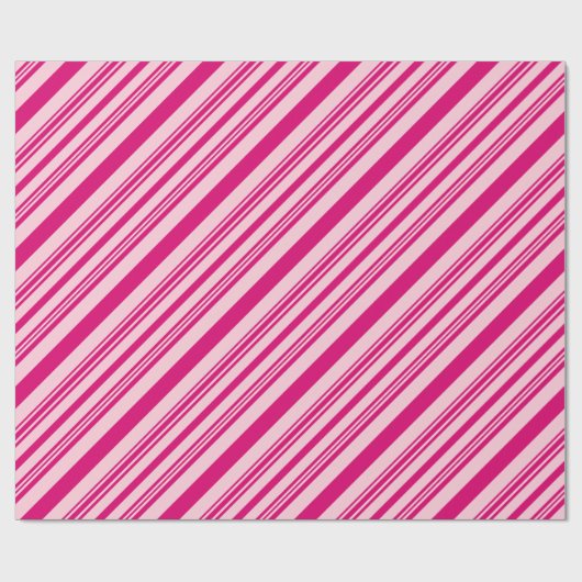 Roze en Blush Roze Romantische Legant Valentijnse Cadeaupapier (Vlak)