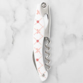 Roze en  bogen kurkentrekker (Achterkant)