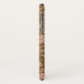 Roze en bruin Floral Pattern Case-Mate iPhone Case (Achterkant/links)