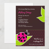 Roze en bruine babyluiers kaart (Voorkant / Achterkant)