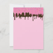 Roze en chocolade ijs vanaf de geboorte in kaart (Achterkant)