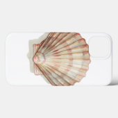 Roze en Cream Seashell Case-Mate iPhone Case (Achterkant (horizontaal))