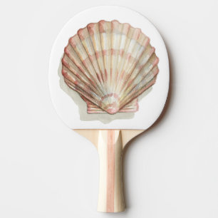 Roze en Cream Seashell Tafeltennisbatje